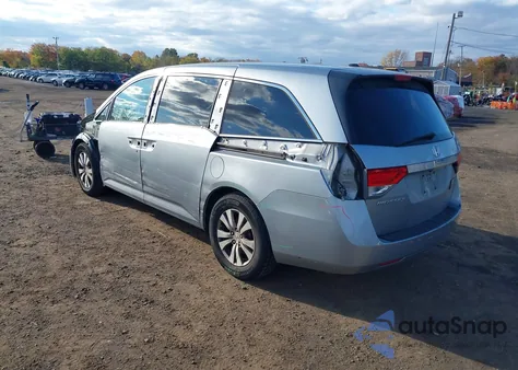 2016 Honda Odyssey Ex-L from USA, damaged, VIN 5FNRL5H64GB110632